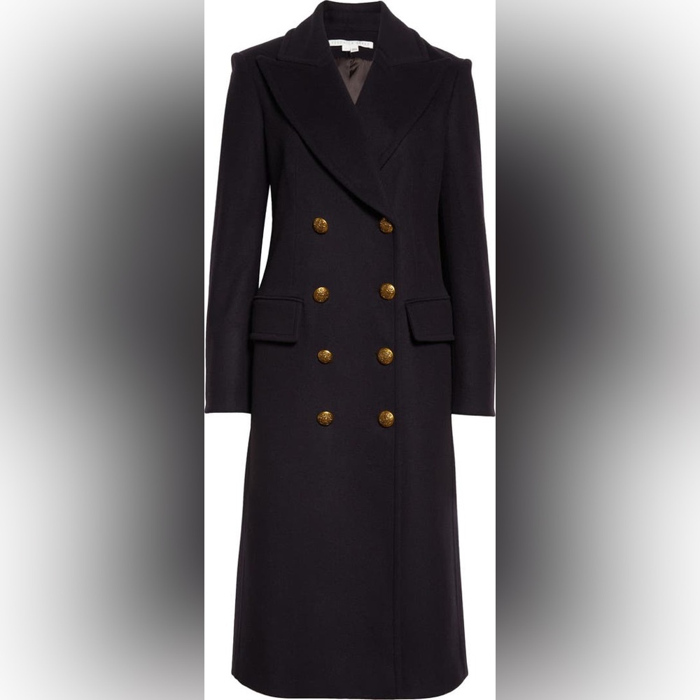 NWT Veronica Beard Navy Nalida Dickey Coat